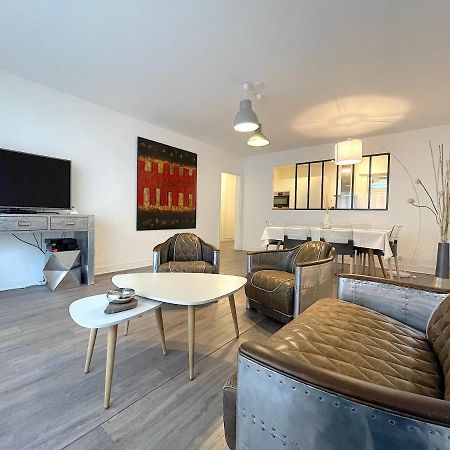 L'Ideal 112 - 85M2, 2 Chambres, Parking & Cabine De Plage Deauville Zewnętrze zdjęcie